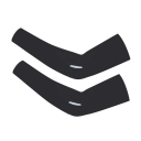 CESANTI Pro Unisex Cycling Arm Sleeves Bike Warmers Black