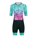 CESANTI Women Cycling Skinsuit Short Sleeve Bike One Piece