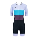 CESANTI Women Cycling Skinsuit Short Sleeve Summer Bike One Piece