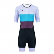 CESANTI Women Cycling Skinsuit Short Sleeve Summer Bike One Piece