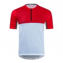 CESANTI Pro Men MTB Cycling Jersey T-shirts Short Sleeve With Zipper