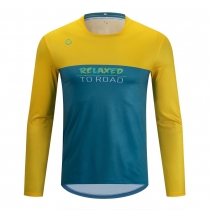 CESANTI Pro Men MTB Cycling Jersey T-shirts Long Sleeve