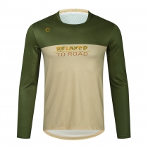 CESANTI Pro Men MTB Cycling Jersey T-shirts Long Sleeve