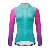 CESANTI Women Pro Cycling Jersey Long Sleeve Cool Bike Clothing