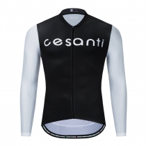 CESANTI Men Pro Cycling Jersey Long Sleeve Cool Bike Clothing