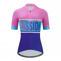 CESANTI Women Pro Cycling Jersey Short Sleeve Cool Bike Clothing Summer