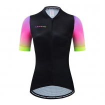 CESANTI Women Pro Cycling Jersey Short Sleeve Cool Bike Clothing Summer
