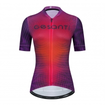 CESANTI Women Pro Cycling Jersey Short Sleeve Cool Bike Clothing Summer