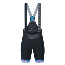 CESANTI Women Pro Cycling Bib Shorts Gel Pad With Side Pockets Bike Clothing Summer