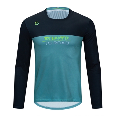 CESANTI Pro Men MTB Cycling Jersey T-shirts Long Sleeve