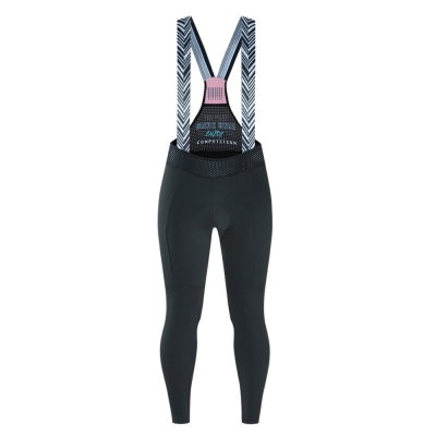 CESANTI Women Pro Winter Thermal Fleece Cycling Bib Pants Gel Pad High Quality