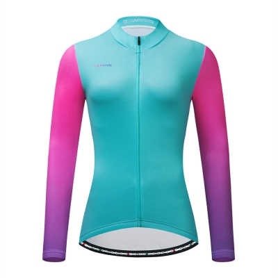 CESANTI Women Pro Winter Thermal Fleece Cycling Jersey Long Sleeve Bike Jacket