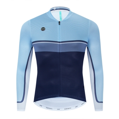CESANTI Men Pro Cycling Jersey Long Sleeve Cool Bike Clothing