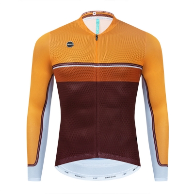 CESANTI Men Pro Cycling Jersey Long Sleeve Cool Bike Clothing