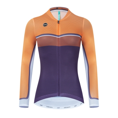 CESANTI Women Pro Cycling Jersey Long Sleeve Cool Bike Clothing