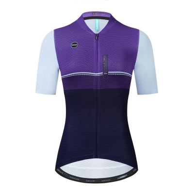 CESANTI Women Pro Cycling Jersey Short Sleeve Cool Bike Clothing