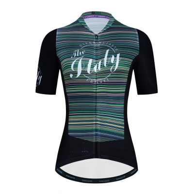 CESANTI Women Pro Cycling Jersey Short Sleeve Cool Bike Clothing Summer