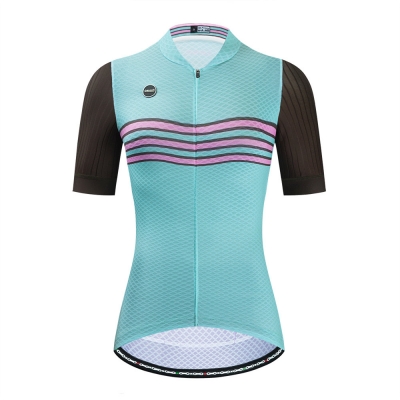 CESANTI Women Pro Cycling Jersey Short Sleeve Cool Bike Clothing Summer