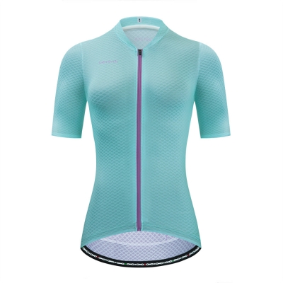CESANTI Women Pro Cycling Jersey Short Sleeve Cool Bike Clothing Summer