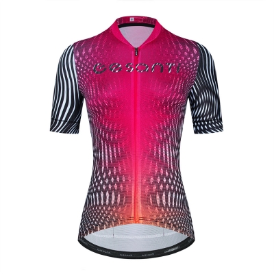 CESANTI Women Pro Cycling Jersey Short Sleeve Cool Bike Clothing Summer
