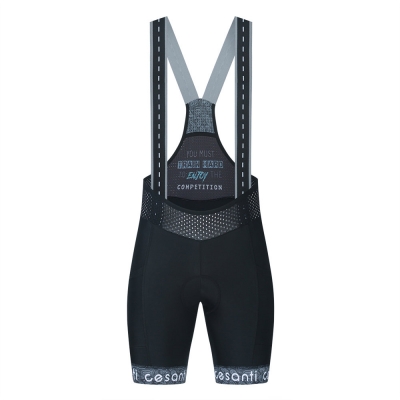 CESANTI Women Pro Cycling Bib Shorts Gel Pad With Side Pockets Bike Clothing Summer