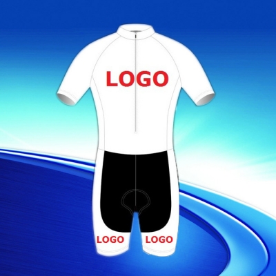 Custom design cycling skinsuit short sleeve