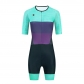 CESANTI Women Cycling Skinsuit Short Sleeve Summer Bike One Piece