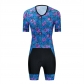 CESANTI Women Cycling Skinsuit Short Sleeve Summer Bike One Piece